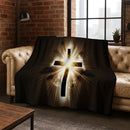 Cristianismo Orar Bíblia Cruz Jesus Manta de Flanela Macia e Quentinha para Quarto, Sala, Escritório, Viagem, Acampamento, Piquenique