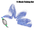 Armadilha de Rede de Pesca Alimentadora para Pesca Conta Luminosa Rede de Pesca Armadilha Malha Automática de Captura de Lagostim Rede de Pesca Apetrechos Ferramentas de Pesca