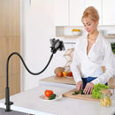 Suporte para Celular, Suporte de Mesa Flexível para Cama com Braço Longo Ajustável de 360 Graus e Clipe, Suporte para Telefone