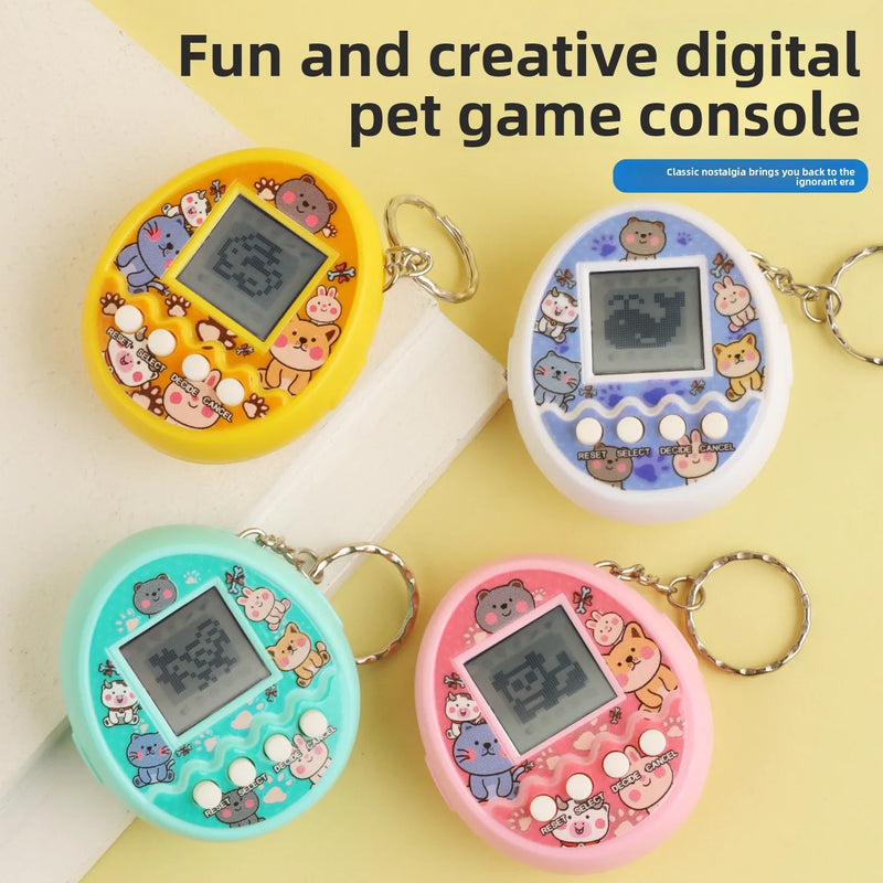 Animais de Estimação Eletrônicos Brinquedos de Jogo para Crianças Mini Console de Jogo Portátil Tamagotchi Virtual para Crianças Máquina de Jogo com Tela de Pixel Brinquedos Infantis
