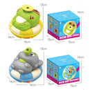 Brinquedo infantil interativo com elefante elétrico divertido, carro deslizante, suspensão de bola, desvio automático de obstáculos, música, som e luz