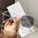 Óculos de Presbiopia Fotocrômicos, Armação Grande, Óculos de Moda Anti-luz Azul para Homens e Mulheres, Óculos de Leitura e Óculos de Sol ao Ar Livre