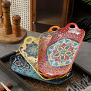 Pratos Jantar Boêmios Binaurais Prato de Cerâmica Grande Retangular para Peixe Prato de Cerâmica para Sushi para Casa Cozinha Restaurante Presente