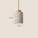 Iluminação de cabeceira de quarto wabi-sabi de designer moderno japonês, bar B&B, lustre de pedra amarela em caverna, lâmpada pendente de fio na cabeceira