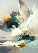 Arte de Parede Abstrata Clássica Pintura a Óleo Fosca em Cores Impressão em Tela HD Pôster Decoração de Casa Sala de Estar Quarto Pintura Decorativa