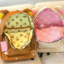 Mochila Kawaii Urso Rilakkumas Mochila de Grande Capacidade Mochila Estilosa para Estudante Bolsa Escolar Bolsas de Ombro Mochila Presente
