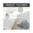 Tapete Longo com Estampa de Comida para Cozinha, Antiderrapante, Resistente a Óleo, à Prova d'Água, Macio e Durável, para Decoração de Casa na Área de Cozimento