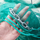 Armadilha para Caranguejo Armadilha para Camarão Rede para Camarão Armadilha para Peixe Armadilha para Lagosta Armadilha para Lambari Rede Portátil Dobrável para Caranguejo com Flutuador e Corrente Resistente
