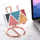 Suporte para Celular para Mesa, Porta-Cartões de Visita, Suporte de Celular de Metal Fofo, Base de Arame de Metal para Celular e Tablet