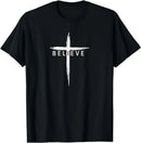 Camiseta Cristã Jesus É Rei Versículo Bíblico para Homens e Mulheres Estilo Unissex Clássica de Mangas Curtas