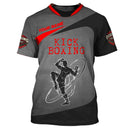 Camiseta Personalizada de Boxe com Nome Roupas Masculinas Camisetas de Luta Muay Thai Legais Camisetas 3D Impressas Personalidade Boxes Esporte Fitness Tee Top