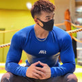 Camisetas Musculosas Masculinas Manga Longa Camiseta Slim Justa Musculação Masculina Casual Treino Jogger Basquete Top Camiseta