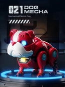 Cachorro robô, brinquedo elétrico de cachorro para crianças, cachorro inteligente que pode cantar, dançar e emitir sons, cachorro violento, cachorro mecânico