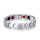 Pulseira Terapêutica de Força Masculina Estilosa e Moderna Ajustável Saúde Dormir Melhor Energia Pulseiras Bio Magnéticas Braceletes para Presente Masculino