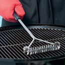 Escova de Churrasqueira Grill BBQ Ferramenta de Limpeza Acessórios para Churrasco Cerdas de Aço Inoxidável Escovas de Limpeza Antiaderentes Acessórios para Churrasco