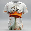 Camisetas Masculinas Animal 3D Camiseta com Estampa 3D Gola O Camiseta de Designer Exagerada Street Casual Top Camiseta Camiseta Masculina Feminina Camisetas Infantis