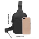 Bolsa Multifuncional 2 em 1 para Cintura, Bolsa de Peito, Bolsa de Viagem ao Ar Livre para Homens e Mulheres, Bolsa Transversal Casual, Mochila Pequena de Alça, Bolsas Transversais