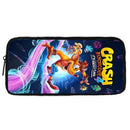 Mochilas Infantis Cartoon Crash Bandicoots Bolsa de Ombro Estojo de Lápis Mochilas Escolares de Grande Capacidade para Meninos e Meninas Melhor Presente