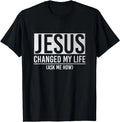 Camiseta Cristã Jesus É Rei Versículo Bíblico para Homens e Mulheres Estilo Unissex Clássica de Mangas Curtas