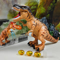 Brinquedo Elétrico Dinossauro Robô Grande Tamanho Andante que Bate Ovos para Crianças com Luz, Som e Dinossauros Mecânicos Modelo de Brinquedos