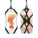 Cordões de Telefone para Usar no Pescoço, Alça de Telefone 2 em 1 com Suporte de Silicone para Telefone e Patch para iPhone e a Maioria dos Celulares