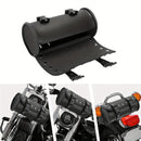Bolsa Traseira para Motocicleta Bolsa de Cauda em Couro PU Bolsa Lateral Impermeável para Moto Bolsa Mini Retrô Tática Universal Enrolável