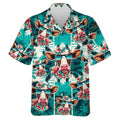 Camisas Engraçadas e Legais de Vaca Roupas Masculinas Camisa de Botão com Lapela Havaiana Estampa 3D Casual Moda Padrão de Personalidade Blusa na Moda