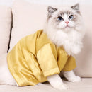Roupas de Pet na Moda Camisa de Verão para Gato Usar Seda Brilhante Respirável Fina Não Gruda Pelo Roupas Tradicionais Chinesas Vestidos para Gato