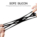 Cordões de Telefone para Usar no Pescoço, Alça de Telefone 2 em 1 com Suporte de Silicone para Telefone e Patch para iPhone e a Maioria dos Celulares