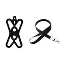 Cordões de Telefone para Usar no Pescoço, Alça de Telefone 2 em 1 com Suporte de Silicone para Telefone e Patch para iPhone e a Maioria dos Celulares