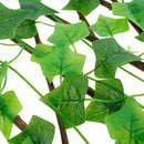 Cerca de Privacidade de Folha Artificial Cerca de Plantas Artificiais Treliça de Hera Cerca de Arbustos Expansível Tela de Triagem Parede Decorativa de Jardim Prédios