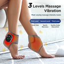 Massageador Elétrico de Pés com Vibração para Relaxamento, Massageador de Tornozelo, Tratamento de Relaxamento, Massageador de Pés com Compressão de Ar, Alívio do Tendão de Aquiles