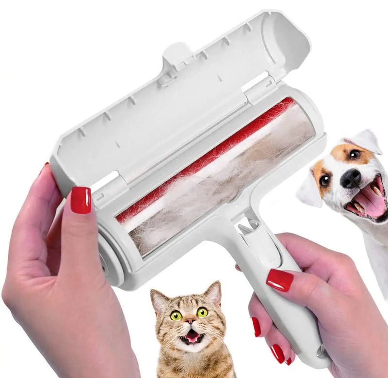 Rolo Removedor de Pelos de Animais - Removedor de Pelos de Cães e Gatos com Base Autolimpante - Ferramenta Eficiente de Remoção de Pelos de Animais - Perfeito para Móveis