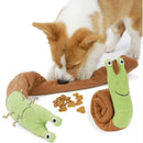 Brinquedos para Animais em Forma de Caracol para Cães e Gatos Tapetes de Farejamento Divertidos para Treinamento e Esconder Cheiros - Brincadeira Interativa para Gatos e Cães