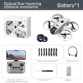 2025 V66 RC Drone 4K Profissional HD Dupla Câmera Fotografia Aérea Evita Obstáculos Controle Remoto FPV Dron Quadcopter Brinquedos